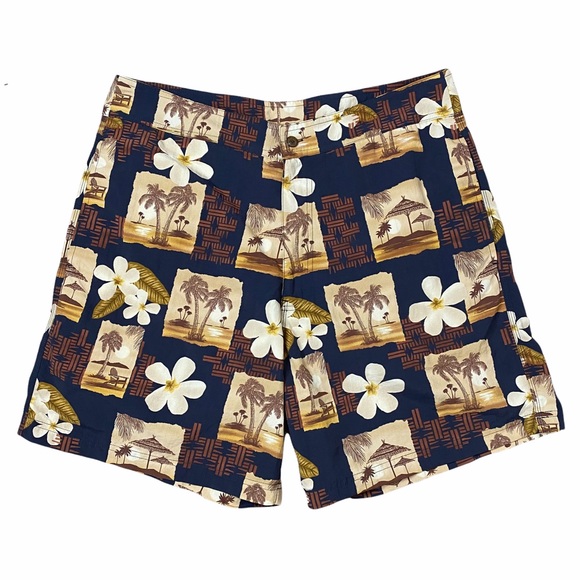 Tommy Bahama Other - Tommy Bahama Tropical Print Swim Trunks Size Large